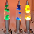 Креативная Милая Лавовая Лампа с металлическим основанием, ночник в стиле вулкана, декоративсветильник светильник для гостиной, спальни, детская прикроватная лампа