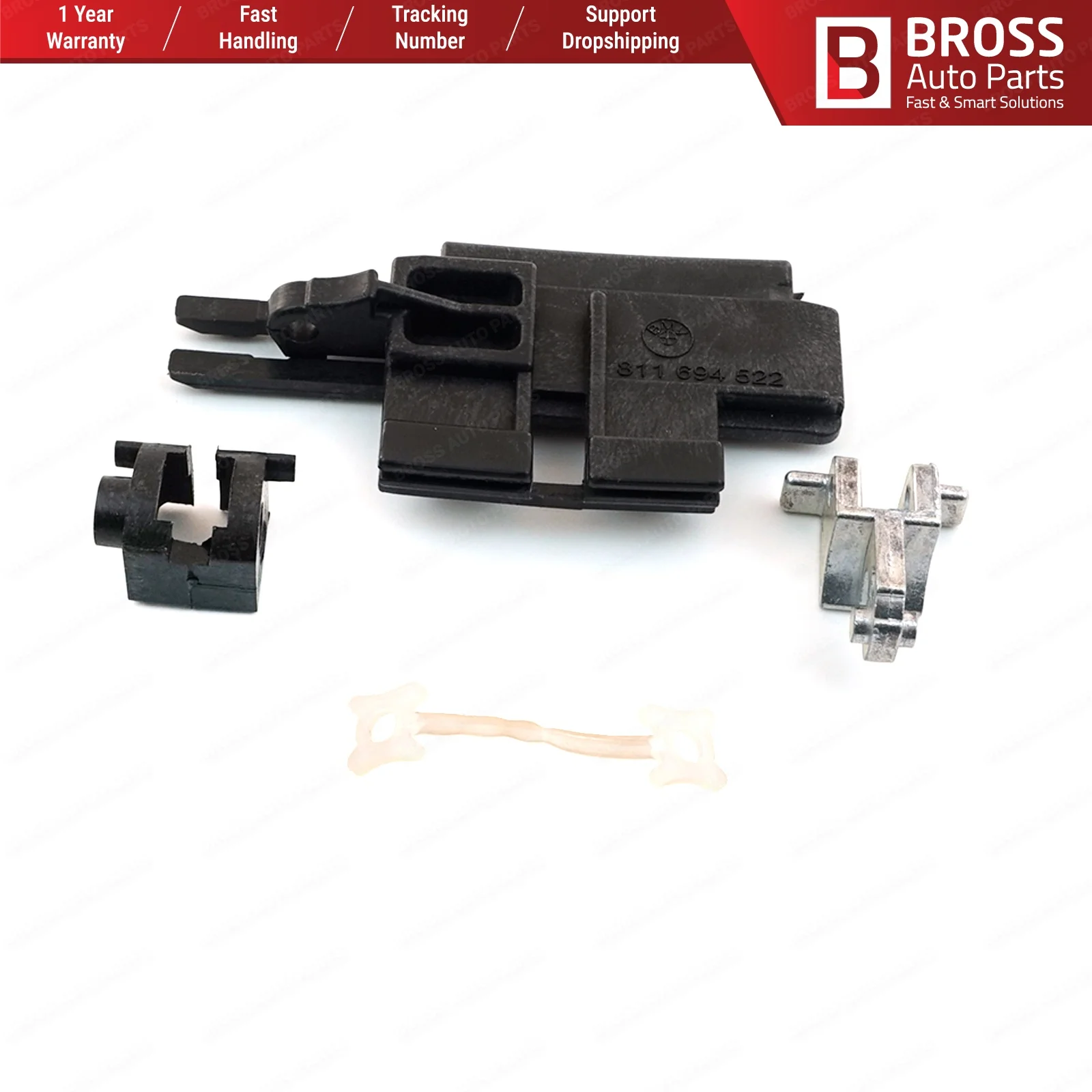 Bross автозапчасти BSR535 4 шт. ползунок на крышу солнца направляющая рейка набор