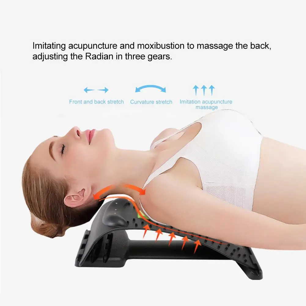 Оборудование для растяжки массажер спины носилки Фитнес поясничного Поддержка