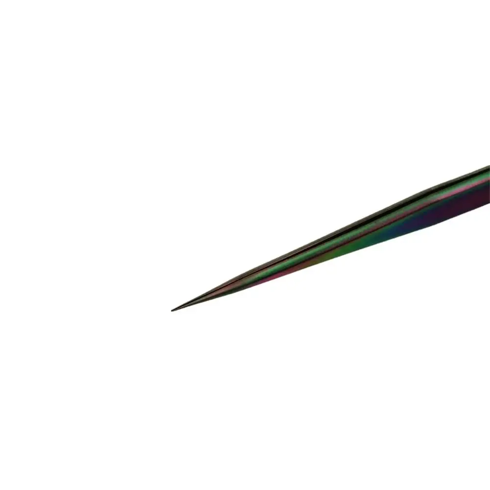 2 шт. нержавеющая сталь изогнутые прямые пинцеты радуга зажим для наращивания