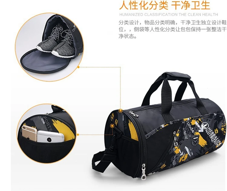 Heralife сумка для фитнеса Мужская качественная Складная портативная спортивная