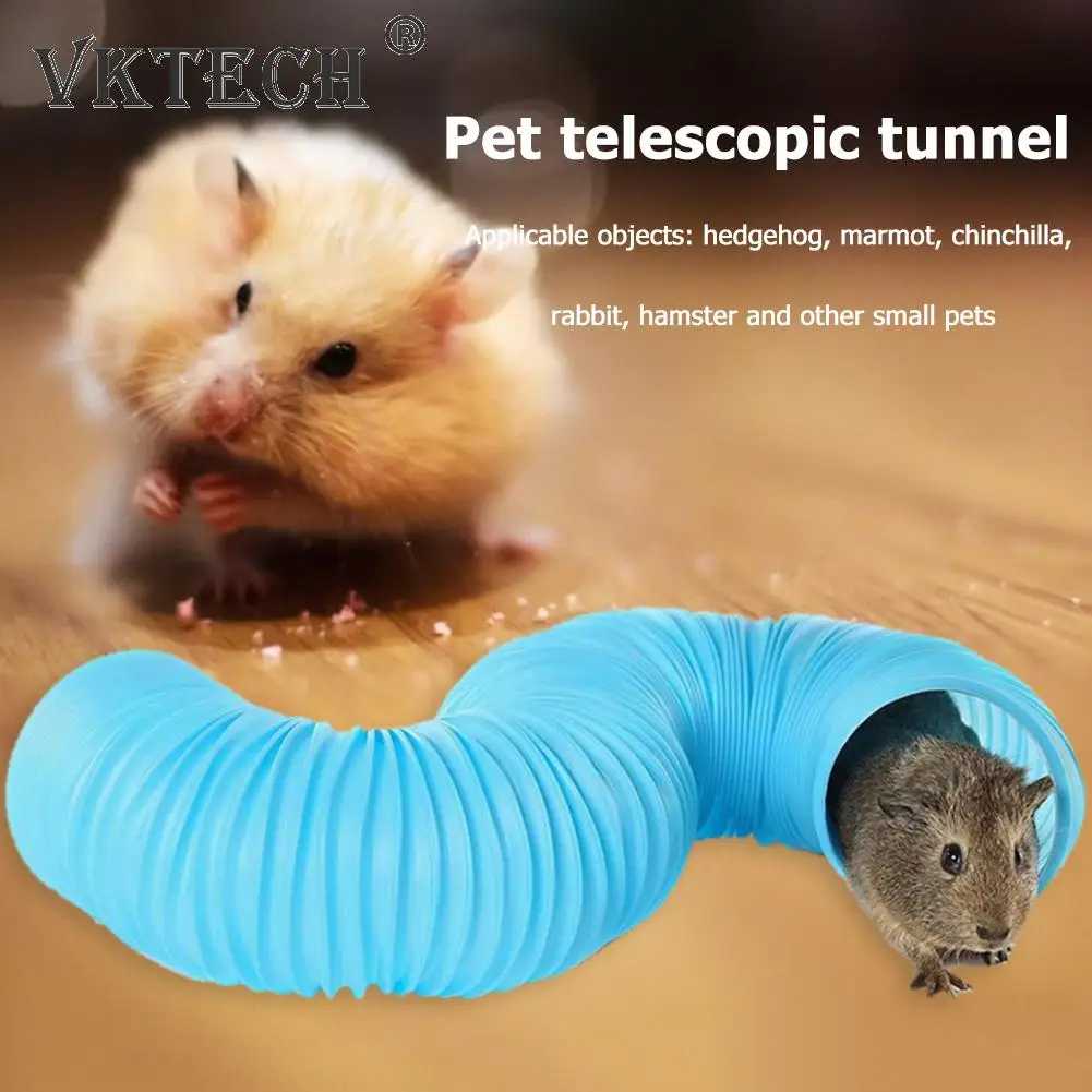 

Забавная интерактивная игрушка-туннель с животными, пластиковый складной обучающий канал, трубка, котенок, головоломка, прятки, тренировоч...