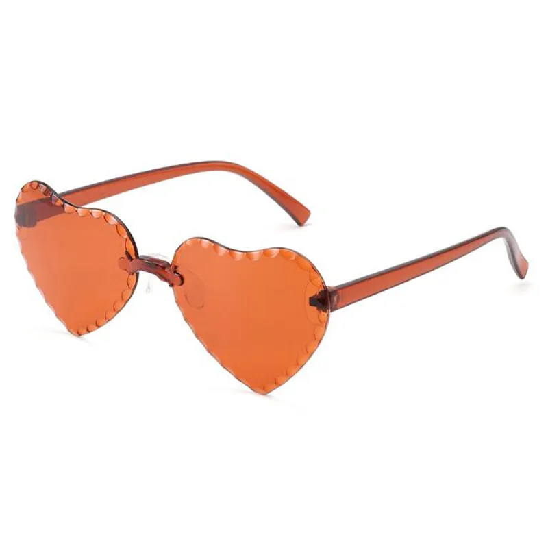 

Милые детские солнцезащитные очки без оправы в форме сердца, детские очки, детские солнцезащитные очки для мальчиков и девочек