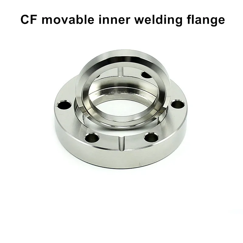 

CF16/25/35/50/63/80/100/150/200/250 Ultra High Vacuum Flange CF Movable Inner Welding Flange Joint Stainless Steel 304