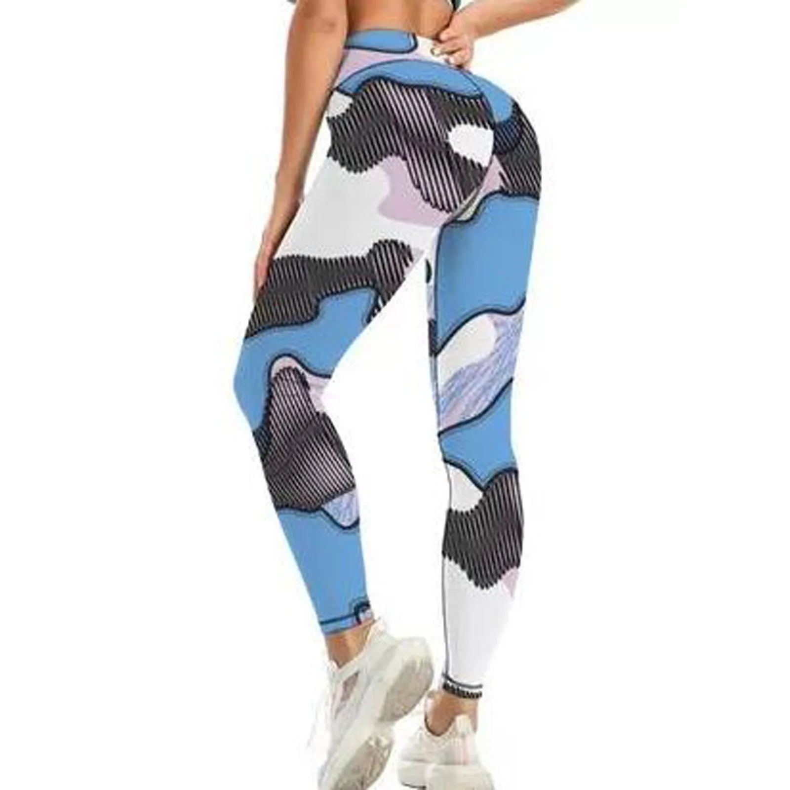 Женские эластичные леггинсы Леггинсы для фитнеса бега спортзала спортивные