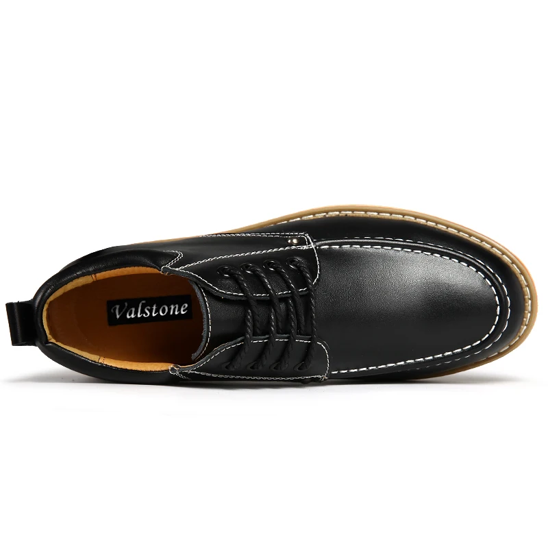 Valstone/Мужская качественная кожаная обувь с микрофиброй Осенние повседневные