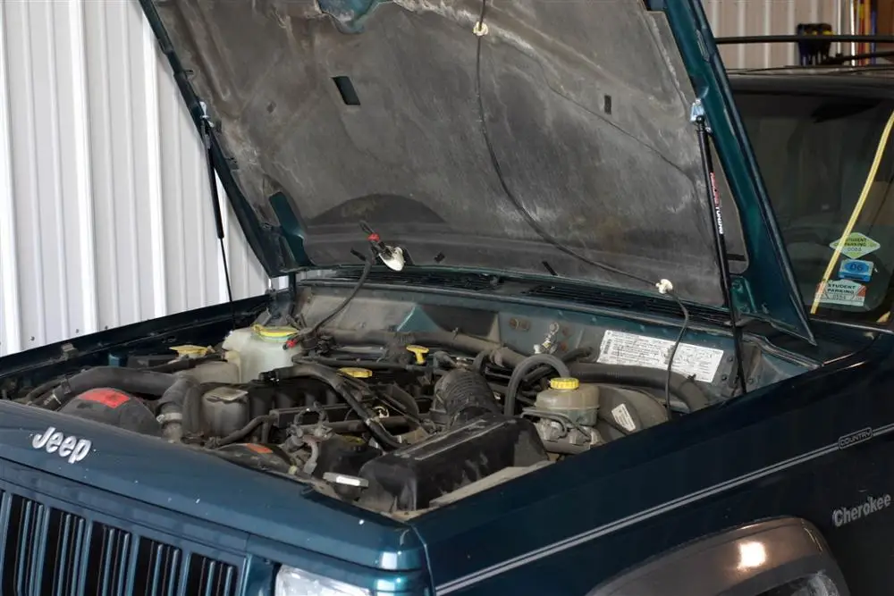Для Jeep Cherokee 1986 2001 2x Передняя крышка капота Модифицированная газовая стойка для