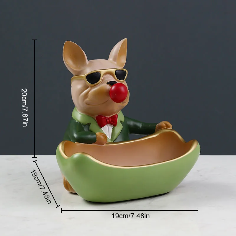 

Nordic Ins Creative Resin Cartoon Key Storage Box Sculpture Ornaments Home Living Room Porch Desktop Storage Crafts Gifts Decor