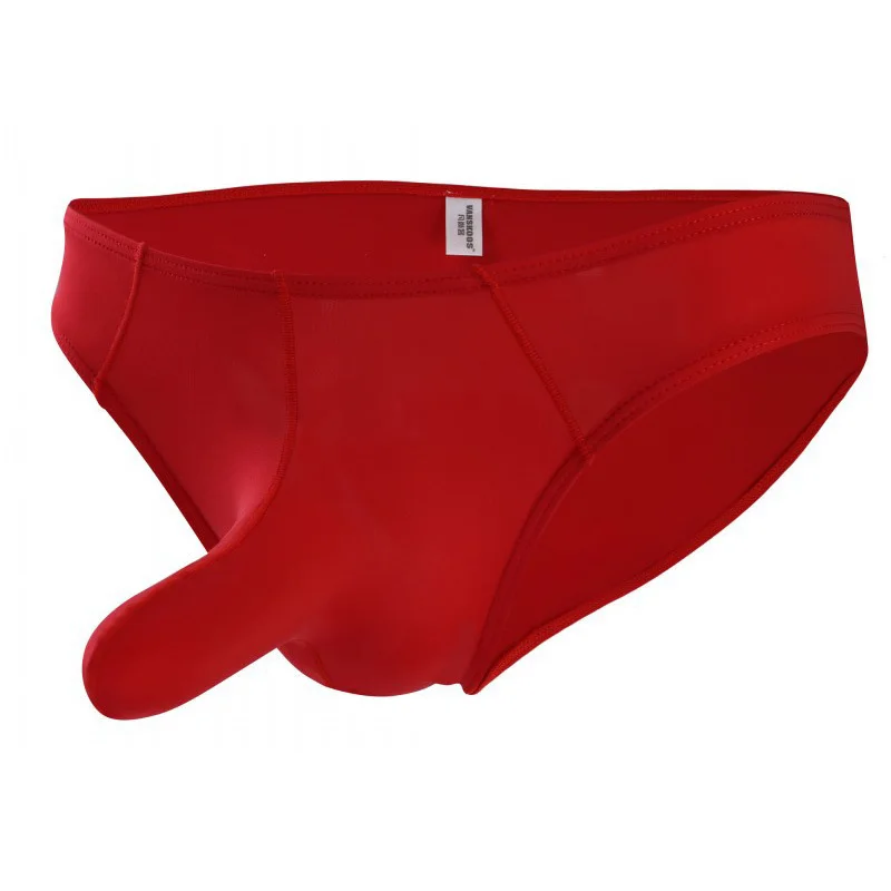 Сексуальные мужские плавки Elephant Bulge Pouch нижнее белье ультратонкое ледяное