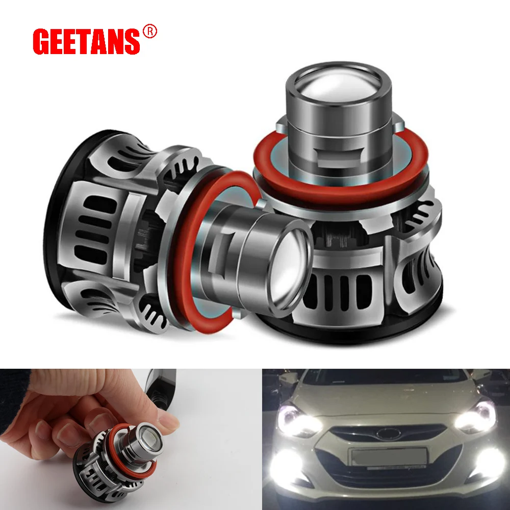 

GEETANS 50W 15000Lm Car headlight Mini Lamp H11 LED H7 Bulbs 9005 LED HB3 H8 HB4 6500k 9006 Fog light LED Lamp 12V 2PCS CF