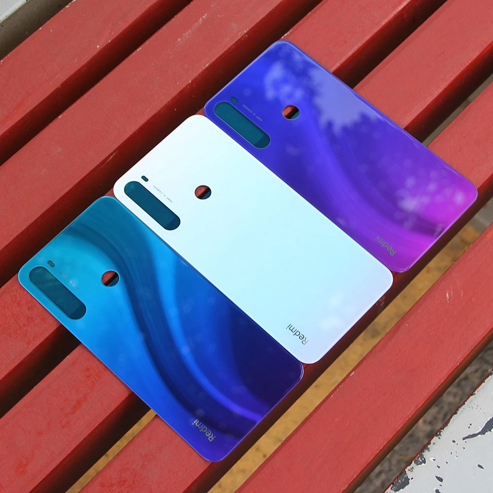 Original Glass Battery Rear Case For Xiaomi Redmi Note8 Note 8 Back Cover Phone Backshell Cases | Мобильные телефоны и