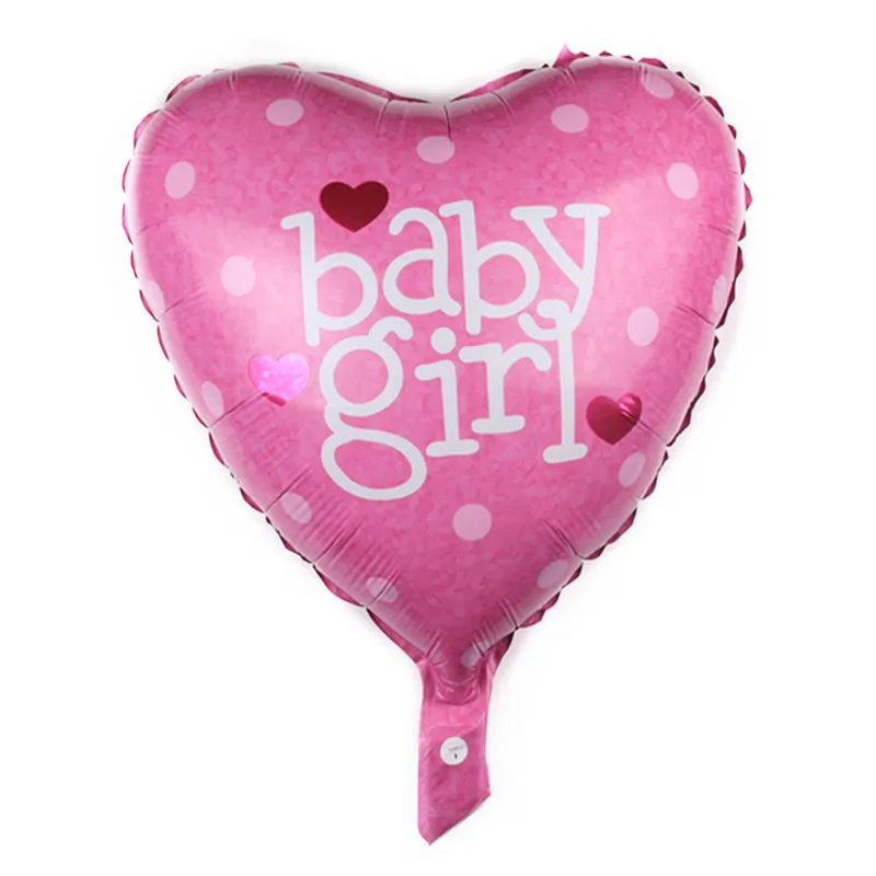 G14 18-дюймовый Baby Shower Пол раскрыть Фольга воздушный шар Дети 1st День рождения Фольга воздушные шары для мальчиков и девочек, в первую очередь предметы для украшения дня рождения - Цвет: G14