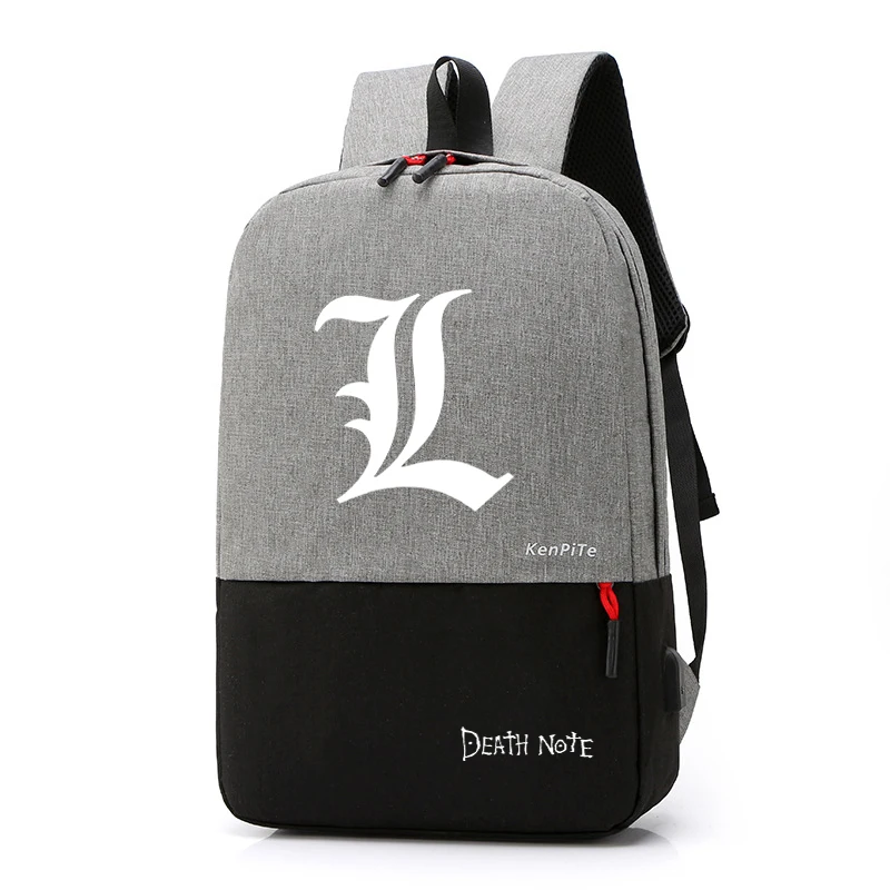Аниме Рюкопись Смерти Косплей Картонный Школьный Плечевой Мешок Рюкзак Оксфорд Подросток Ноутбук Путешествия Мода Рюкзак Подарок.