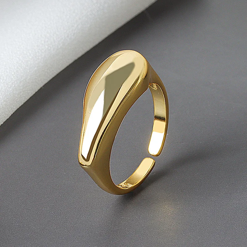 Ливи серебро Цвет разъединяющееся кольцо классические простые геометрические Arc