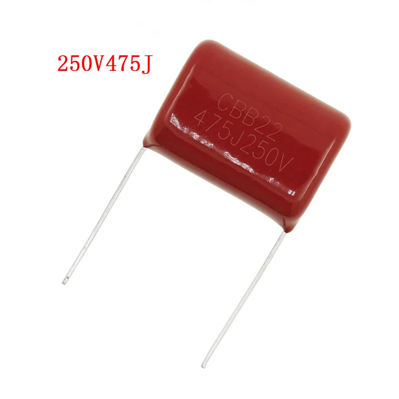 10PCS 250V475J Pitch 25MM 250V 4.7UF 475 4700PF CBB Polypropylene film capacitor | Электронные компоненты и