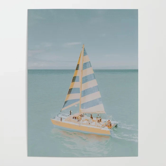 Модульные картины холст живопись лодка жизнь корабль природный вид озеро