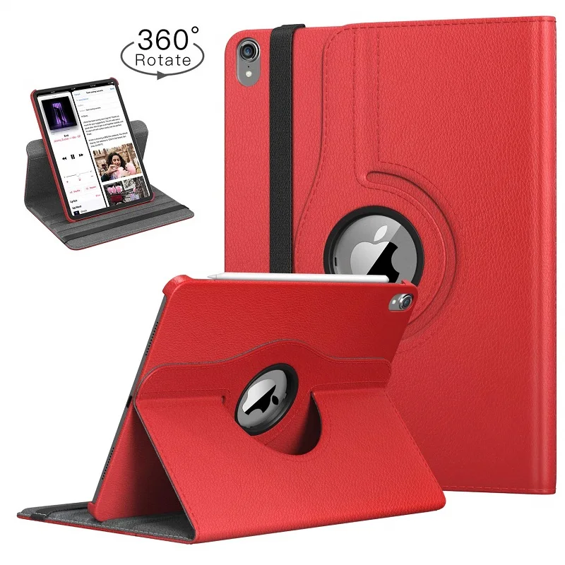 Планшет Funda для aррle iрad рro 11 2018 Чехол Ipad Pro дюймов 360 Вращающийся книжка ПУ Кожаный