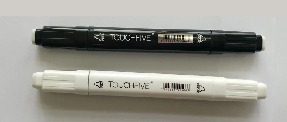 Touchfive 30/40/60/80/168 Цвета Эскиз маркер для белой доски набор Твин Маркеры кисть для рисования манга Архитектура дизайн товары для рукоделия
