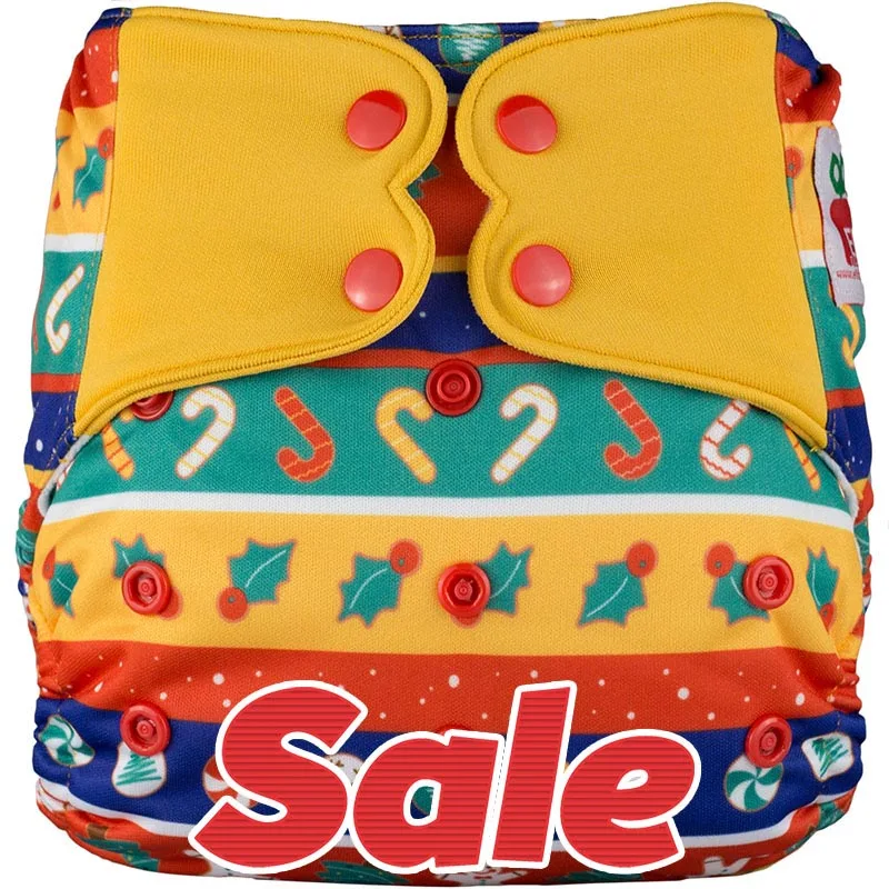 Все в одном ElfDiaper AIO высокое качество подгузник с пришитыми и пришитыми вставками - Цвет: A01Y48