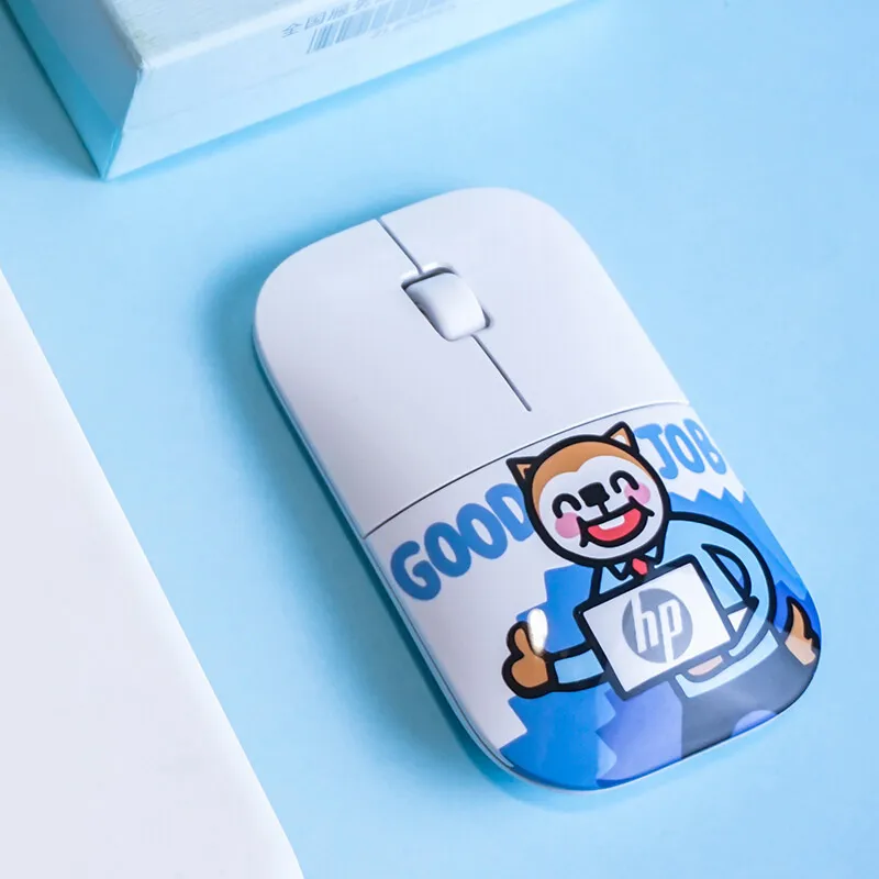Оригинальная мультяшная Мышь HP 1200 DPI Беспроводная игровая компьютерная мышь