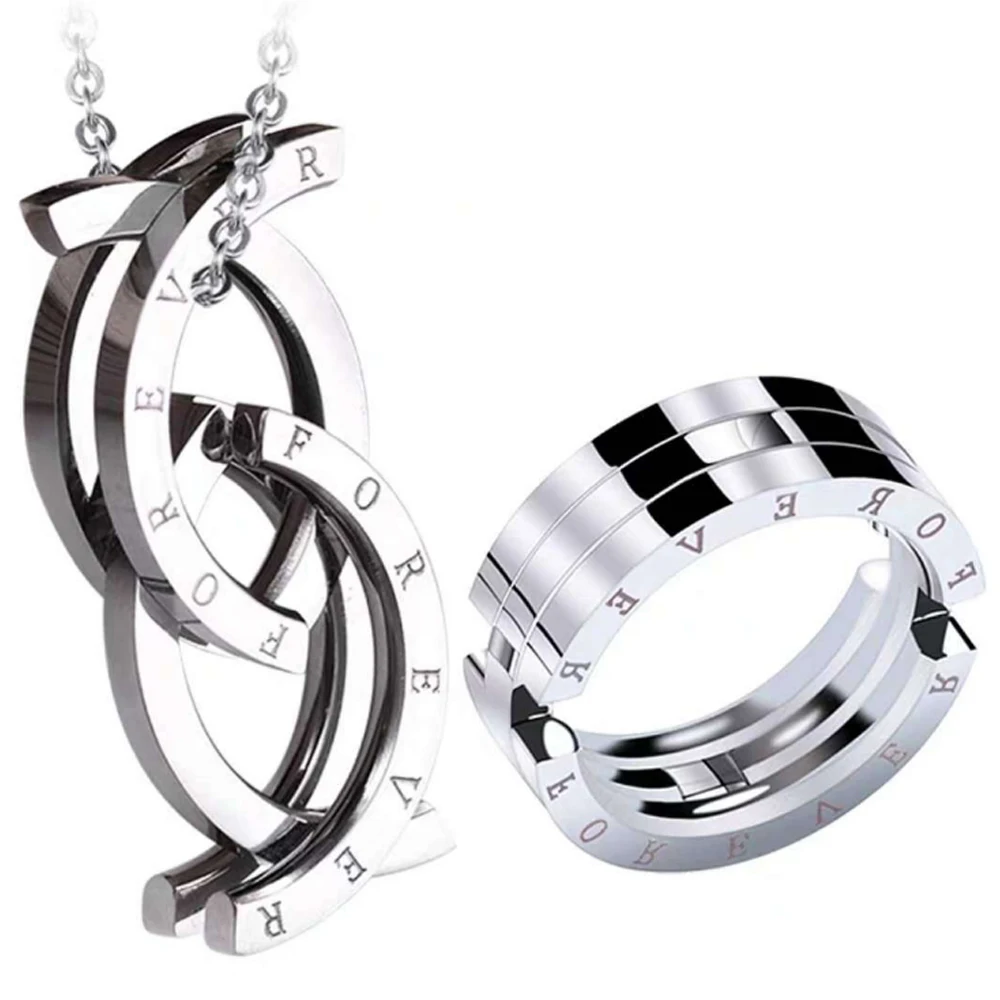 

Deformable Titanium Steel Rings For Women Men Fashion Fingers Jewelry Accessories anillos para hombre