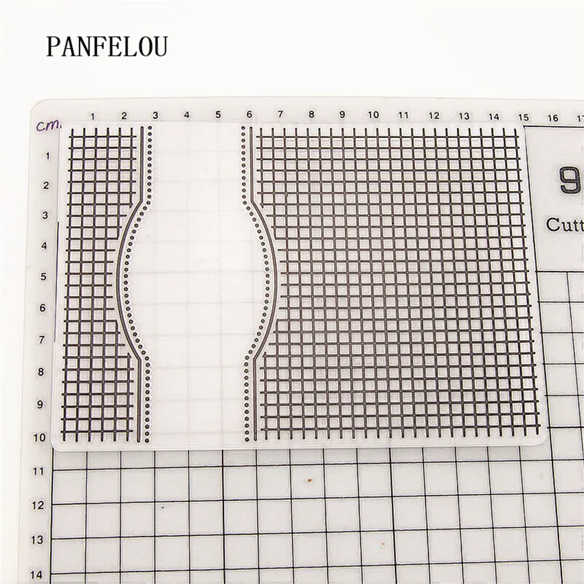 PANFELOU 10 5x14 8 проверить карты папки для тиснения пластика скрапбукинга DIY шаблон