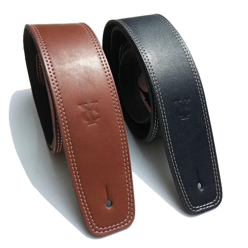Качественный кожаный регулируемый ремень для гитары мягкий бас ремни аксессуары