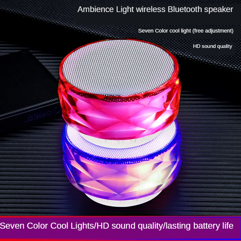 Креативная Беспроводная Миниатюрная Bluetooth-колонка с кристаллами и бриллиантами