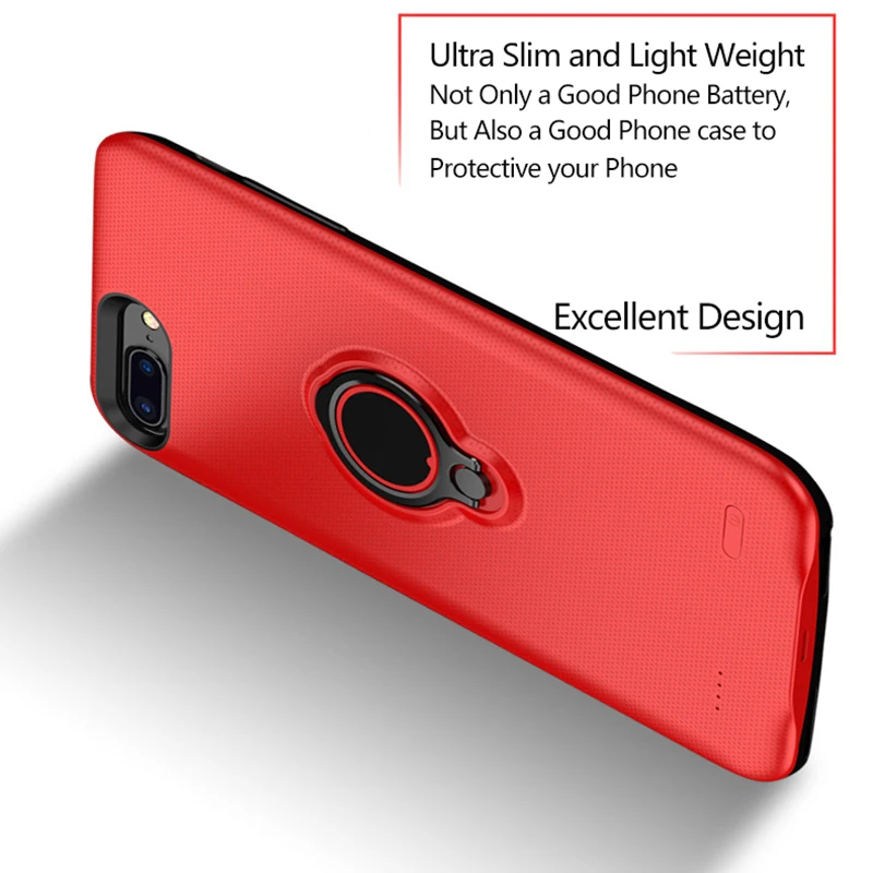 Магнитное кольцо подставка держатель Чехол с отделением для зарядного