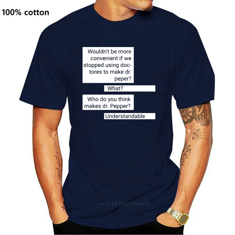 

Дизайн мема доктор перц реддит! Футболка для влюбленных, 100% хлопок, высокое качество