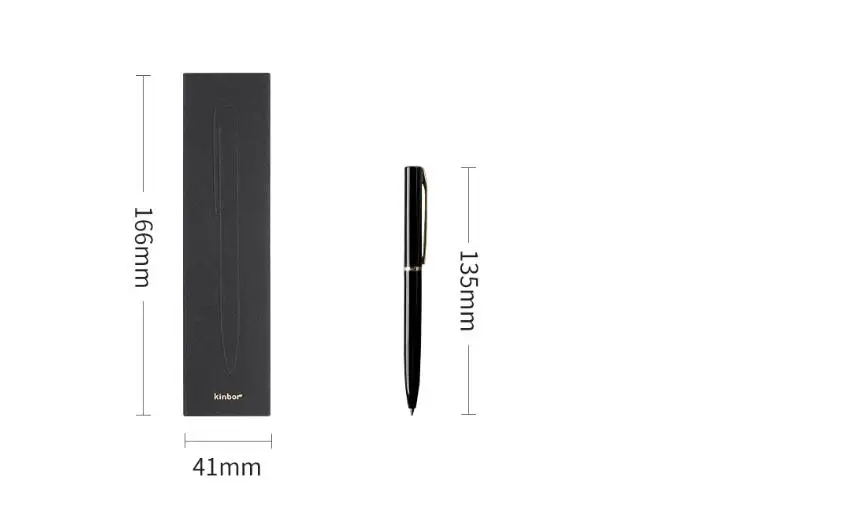 Xiaomi kinbt flow jinhua Signing Pen 0,5 мм пуля ручка слегка выкручивающаяся черная ручка для подписи гладкое письмо для офиса Schoo