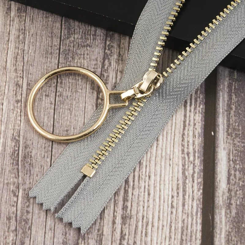 greygold 2шт Meetee Авто замок 3# Металлические молнии 20 см закрытые молнии для шитье сумок юбка DIY аксессуары для одежды ZA152 - Цвет: greygold