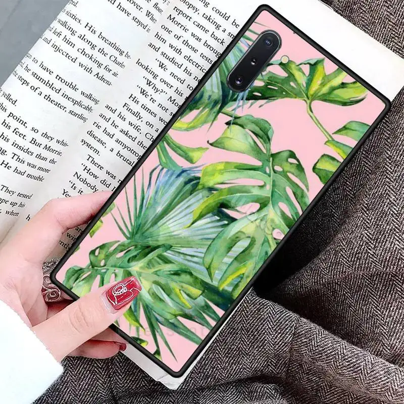 

Retro Flower Leaf Phone Case For Samsung Galaxy S8 S9 S10 Plus S10E Note 3 4 5 6 7 8 9 10 Pro Lite cover