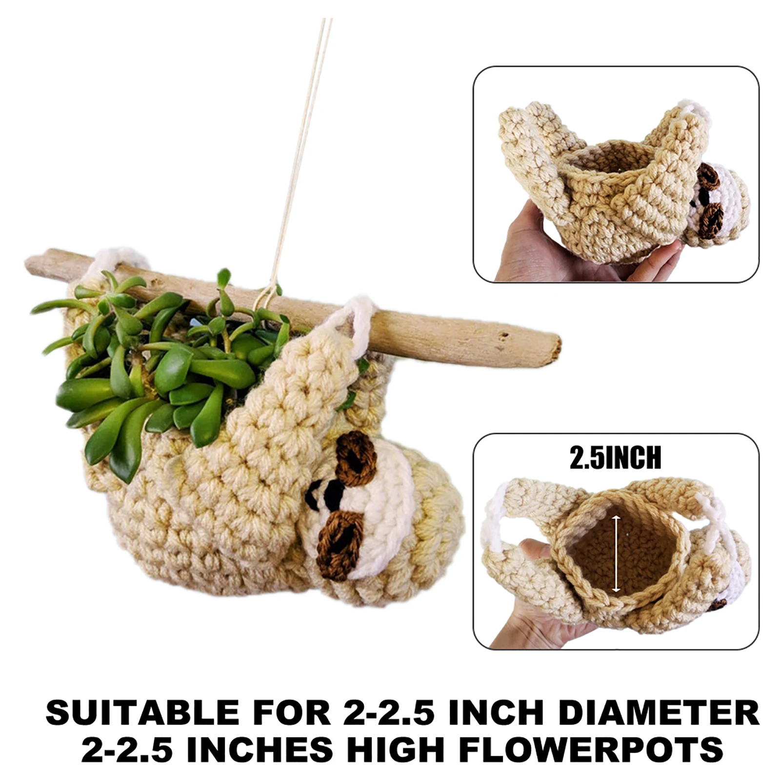 

Panier Rangement Flowerpot Plant Holder Macrame Plant Hanger Basket Artificial Tillandsiav Wall Hanging Decoration Makrama Cute