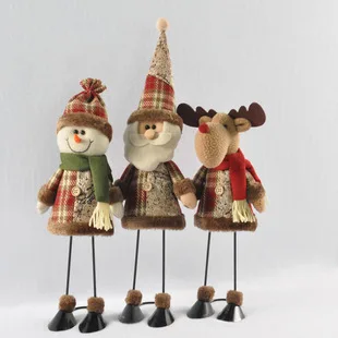 Рождественская кукла с оленем Новая от производителя маленькая и милая детская