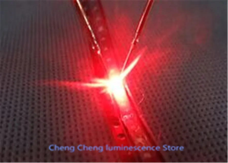2000 шт./лот, супер яркий светодиодный светильник с бусинами, 0603, Красный патч, светящаяся трубка, 1608, красный световой светильник