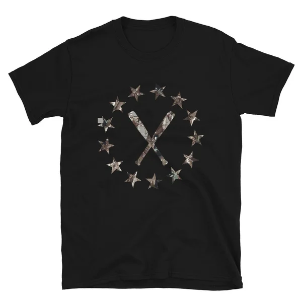 

American Camoflauge Baseball Camo Bat Baseballin Hunter Gift graphic Tshirt Short-Sleeve Unisex T-Shirt