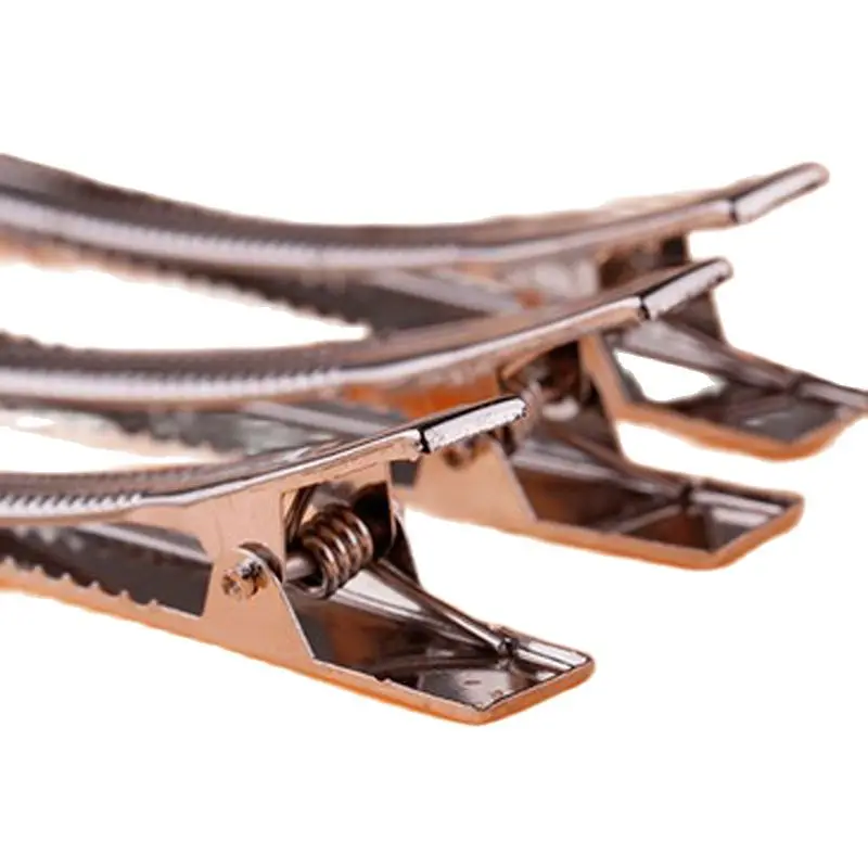 Металлическая Заколка-крокодил с одним зубцом заколка-крокодил для бантов