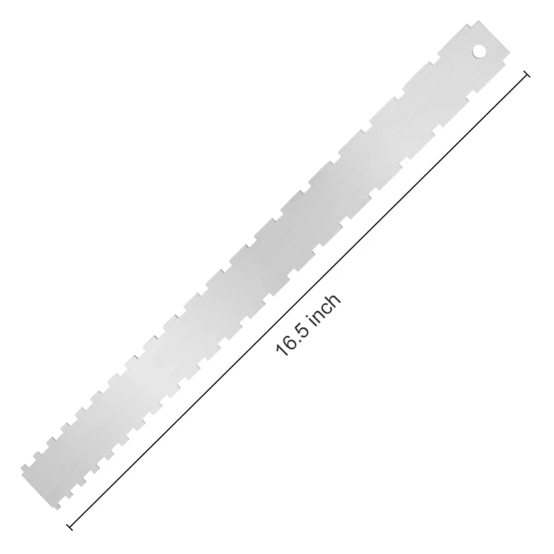 

Guitar Neck Notched Straight Edges String Ruler Fret Rocker Gauge Leveling Tool