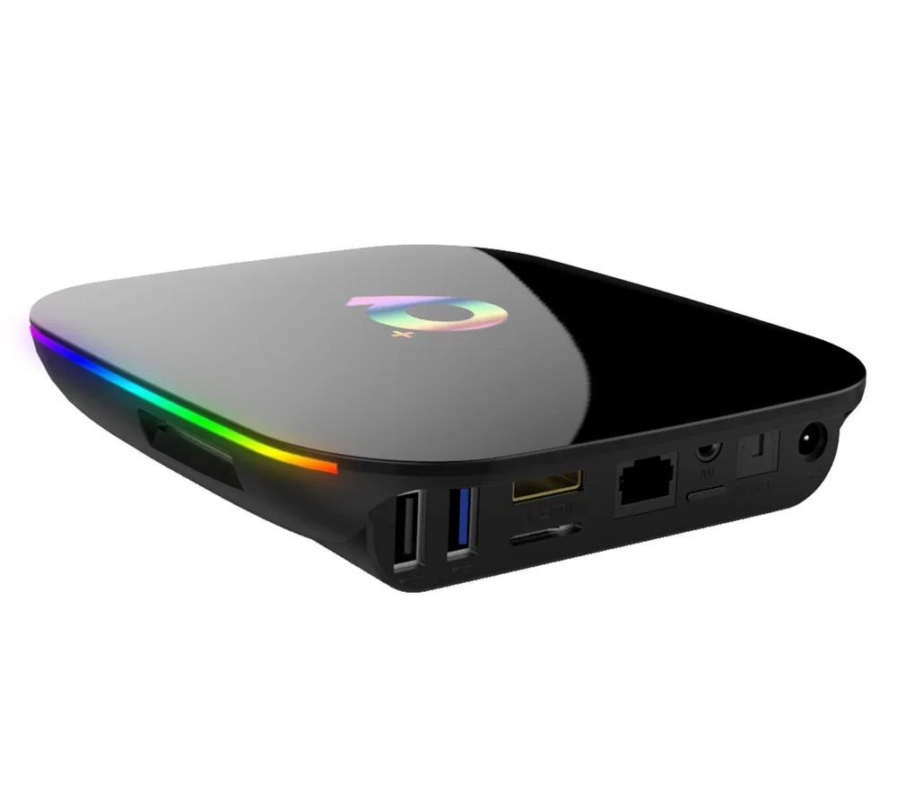 Allwinner H6 6K Smart tv Box Android 9,0 4 Гб 64 ГБ 32 ГБ четырехъядерный USB3.0 Playstore Youtube Q Plus Wifi телеприставка PK T95Q