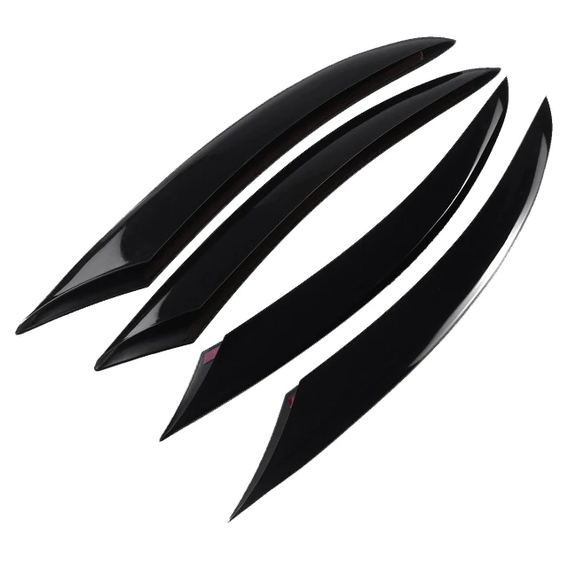 

4Pcs Car Front Bumper Spoiler Fog Lamp Grille Trim Cover for Mercedes-Benz C-Class C200 C260 W205 2019+