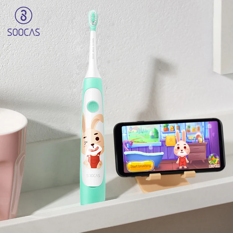 Зубная щетка электрическая Soocas C1 звуковая для детей автоматическая беспроводная