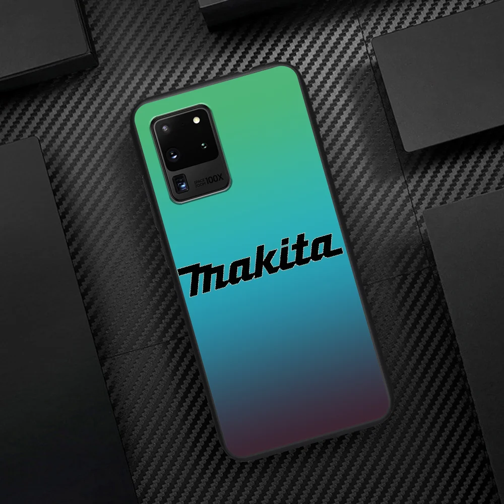 

Makita Brand Phone Case Cover Hull For Samsung Galaxy S 6 7 8 9 10 e 20 Edge Note 8 9 10 Plus black Prime Pretty Waterproof Tpu
