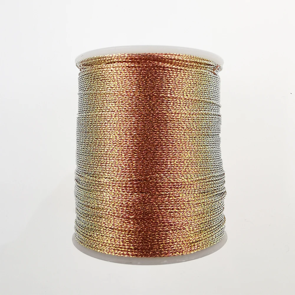 Sanbest 3 пряди металлического цвета плетеные нитки эффект ювелирных изделий для