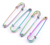 4pcs rainbow safety pins larger safety pins kilt pins brooch letter bar pins apparel accessories diy sewing 58mm