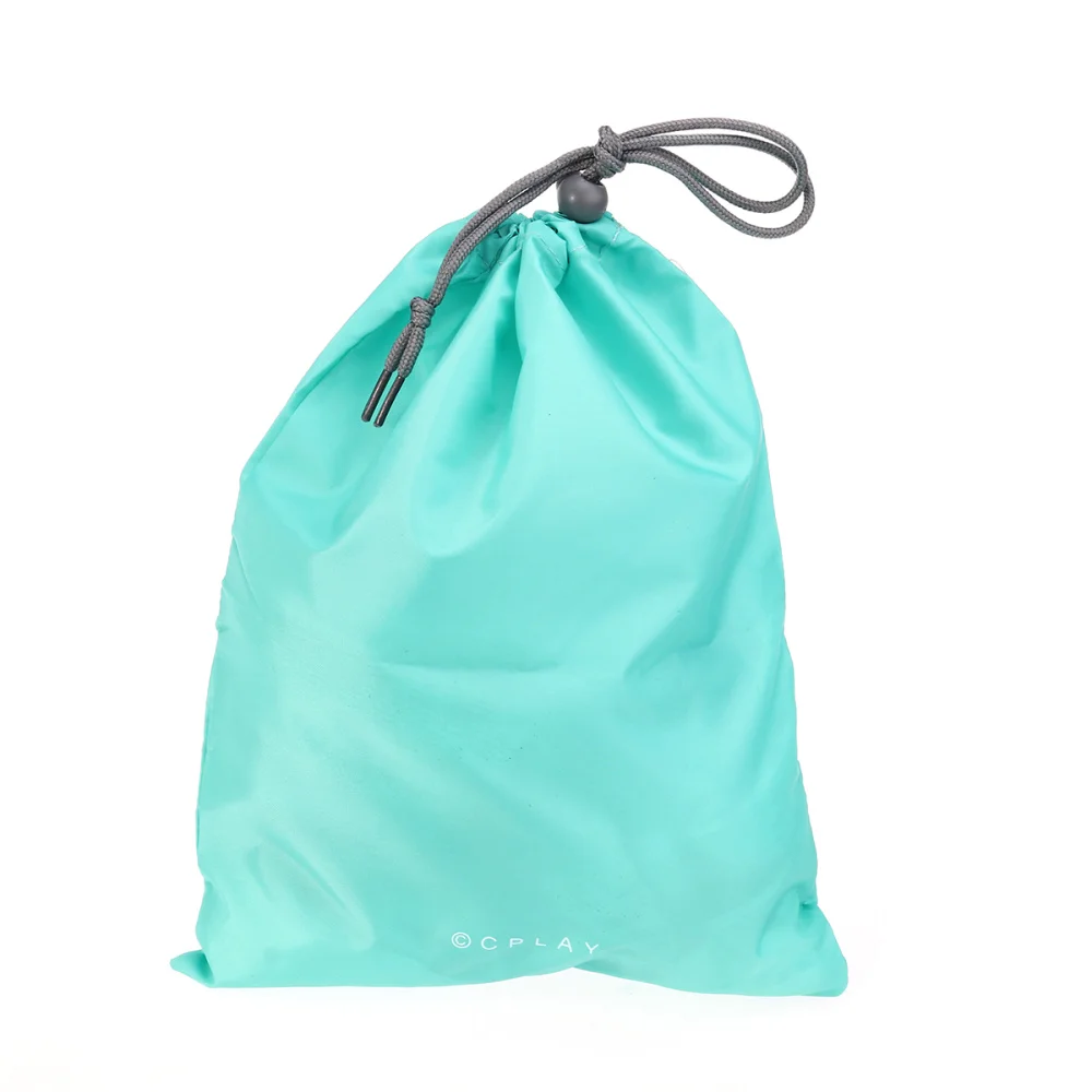 

A Set of 4pcs Universal Outdoor Travel Waterproof Nylon Drawstring Storage Bags Pouches Organizers in Different Sizes (Sky-blue)