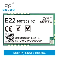 lora spread spectrum sx1262 433mhz 470mhz wireless module 30dbm 10km low power consumption transceiver cojxu e22 400t30s1c