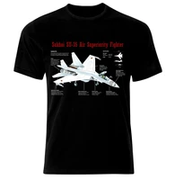su 35 air fighter aircraft jet blueprint ussr men t shirt short casual cotton new arrival 2021