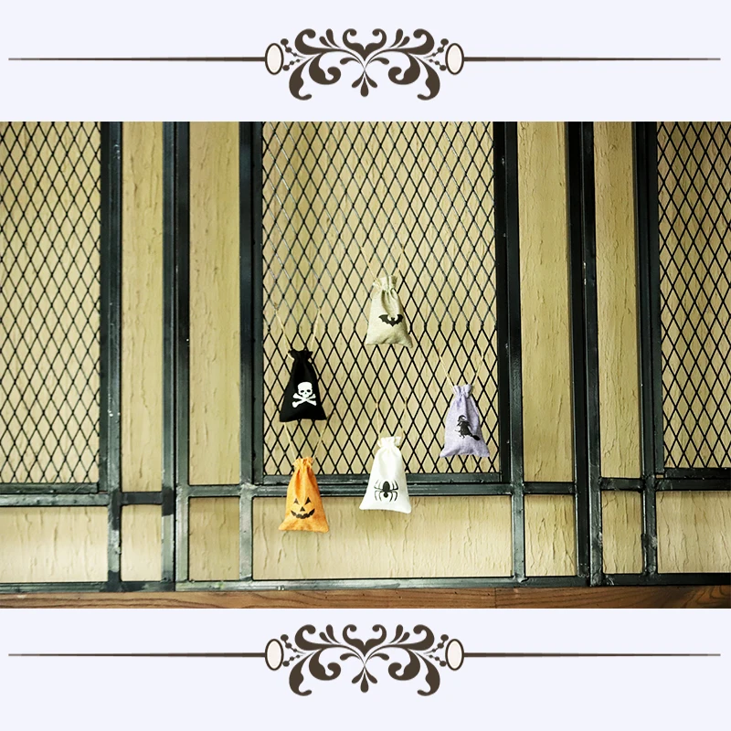 Множество карманов подарочные пакеты серии Хэллоуин принты на красивые и