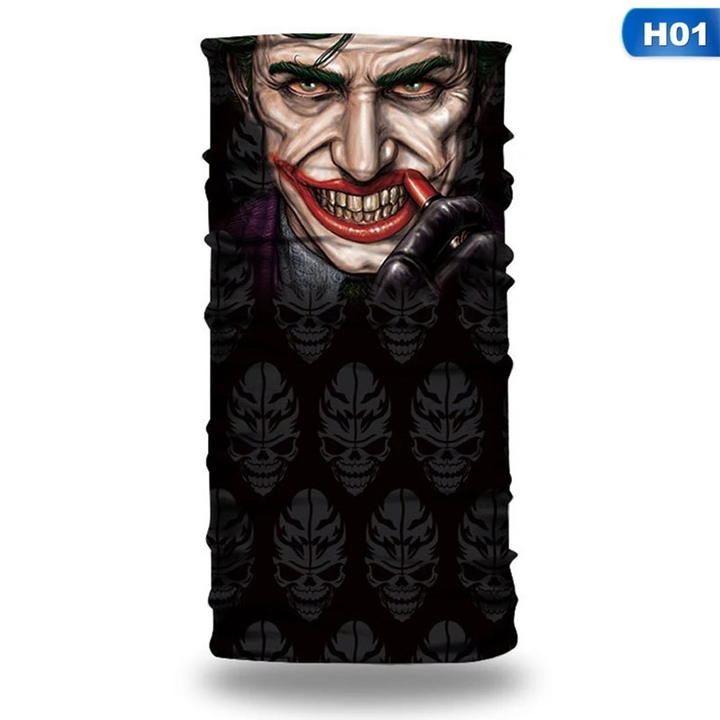 

Face Cover Scarf Neck Outdoor Sport Headband Unisex Fashion Funny Windproof Dust Scarf Wrap Camping Halloween Accessory